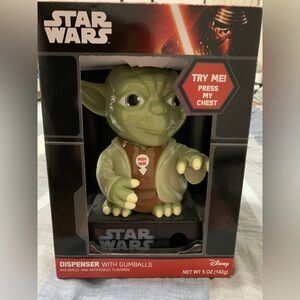 Vintage Star Wars Yoda Gumball Dispenser - Green and Brown